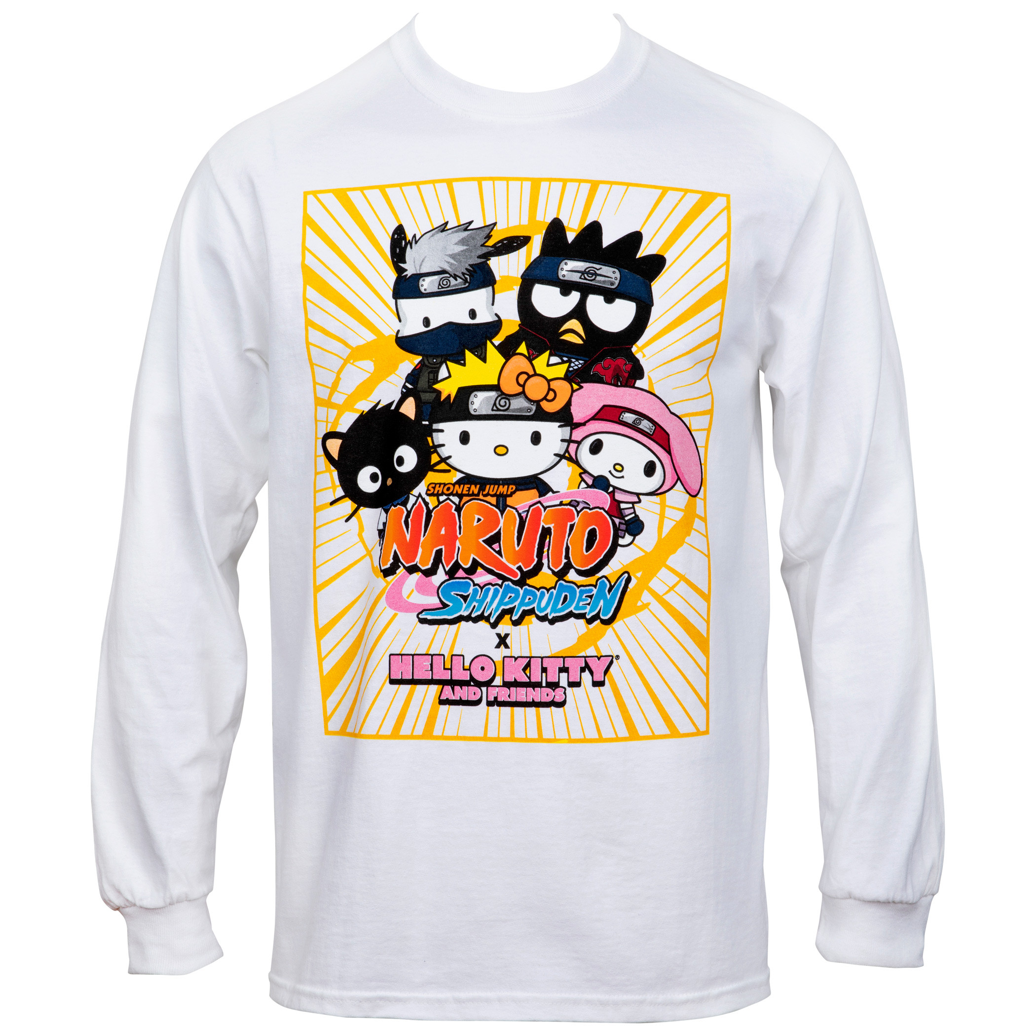 Hello Kitty X Naruto Shippuden Group Characters Long Sleeve T-Shirt